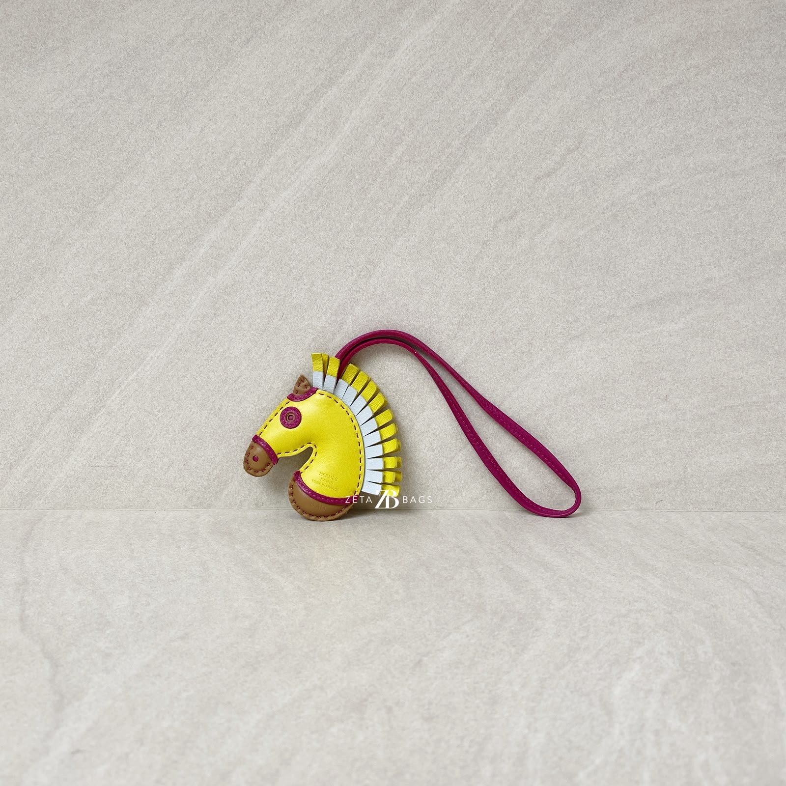 Hermes Rodeo Geegee Jaune/Fuchsia/Gris