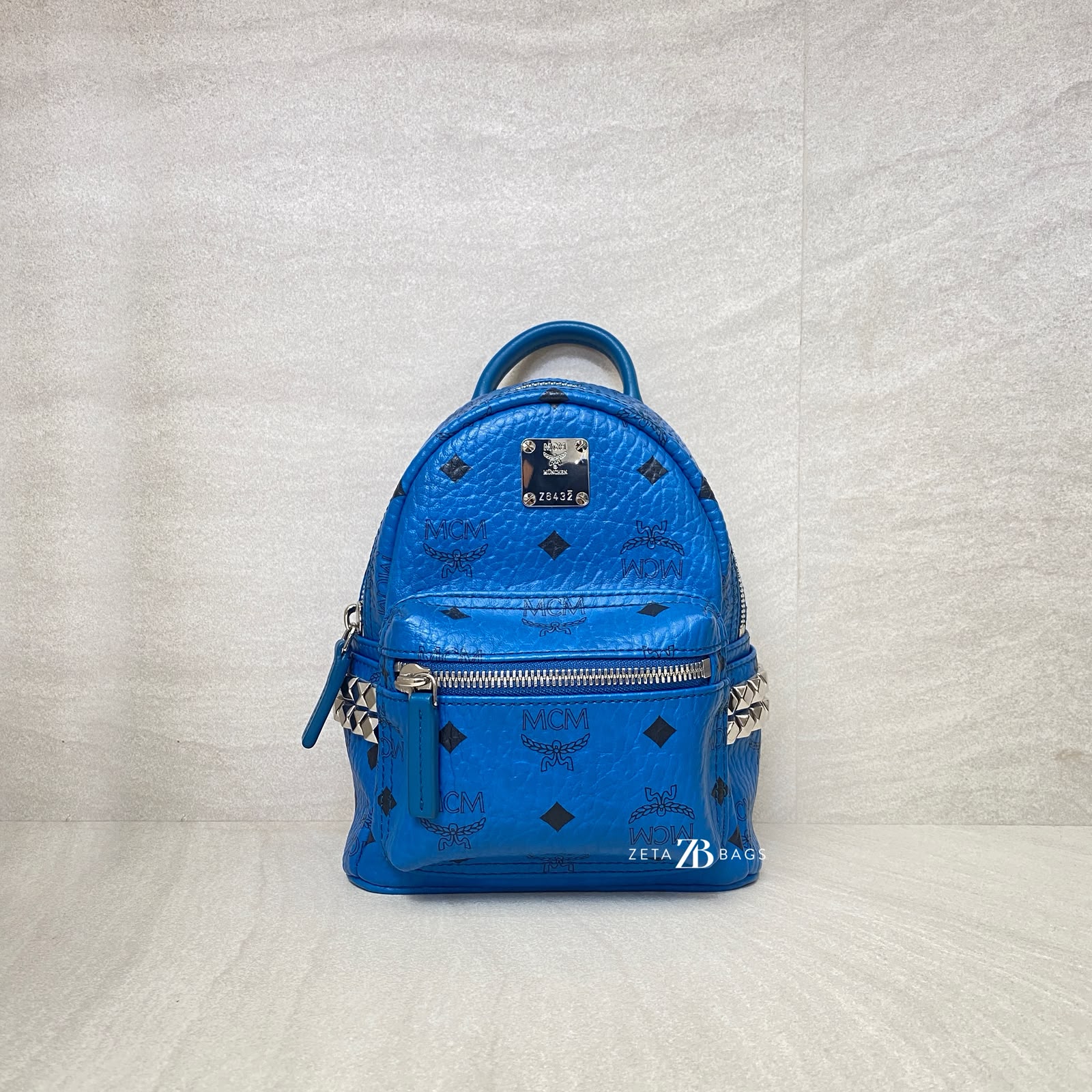 MCM Mini Stark Bebe Boo Blue SHW