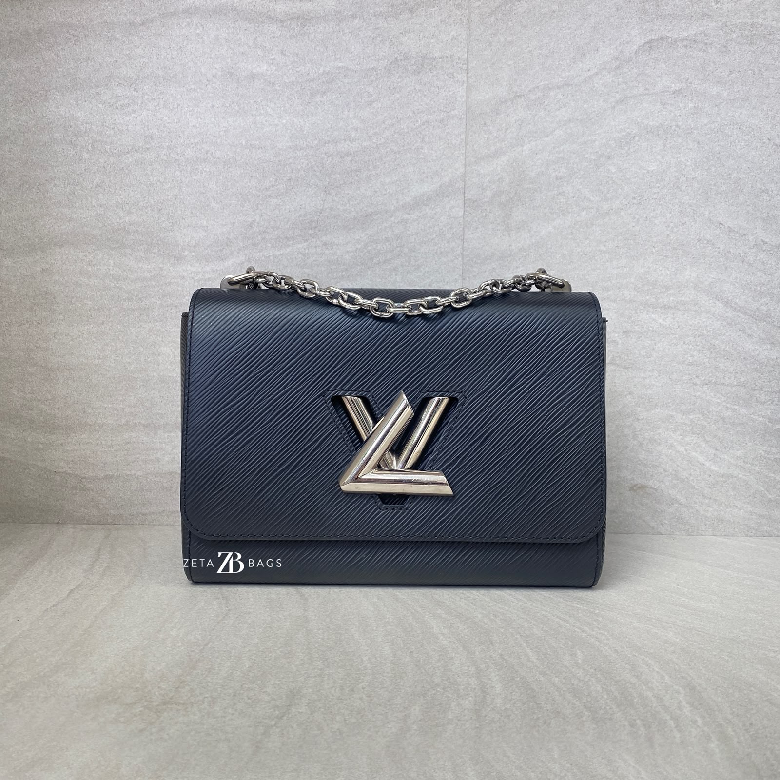 Louis Vuitton Twist MM Epi Black SHW