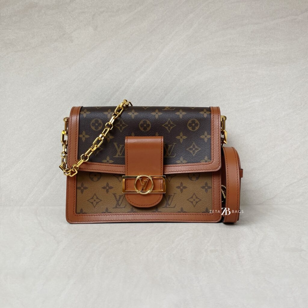 Louis Vuitton Dauphine MM Monogram Reverse GHW