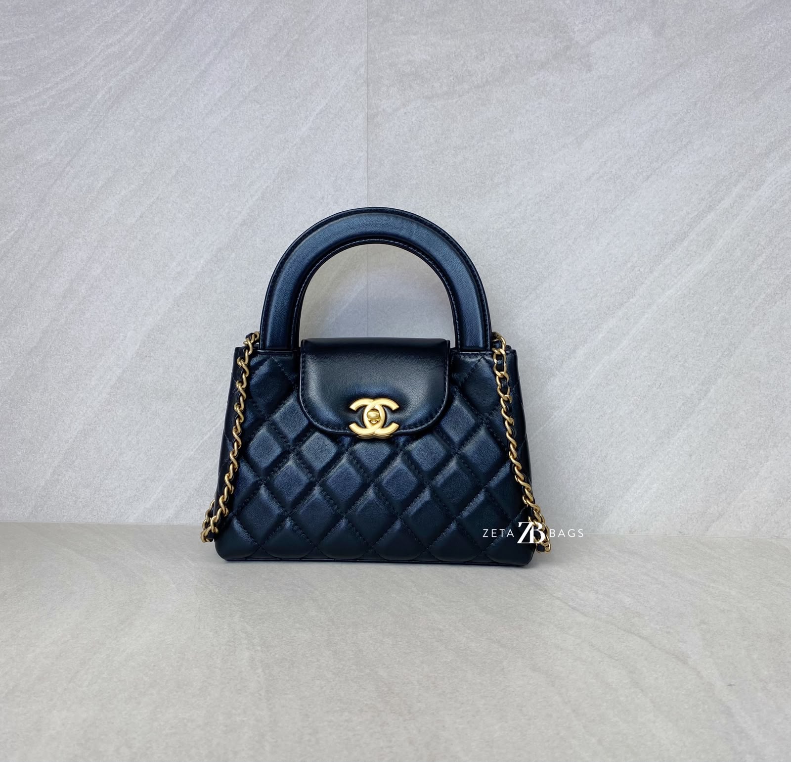 Chanel Mini Kelly Black GHW