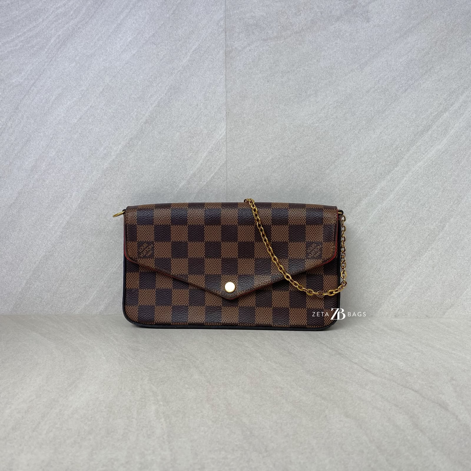 Louis Vuitton Felicie GM Damier Ebene GHW