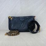 Louis Vuitton Multi Pochette Monogram Empreinte Black GHW