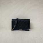Chanel Boy Wallet On Chain Caviar Black RHW