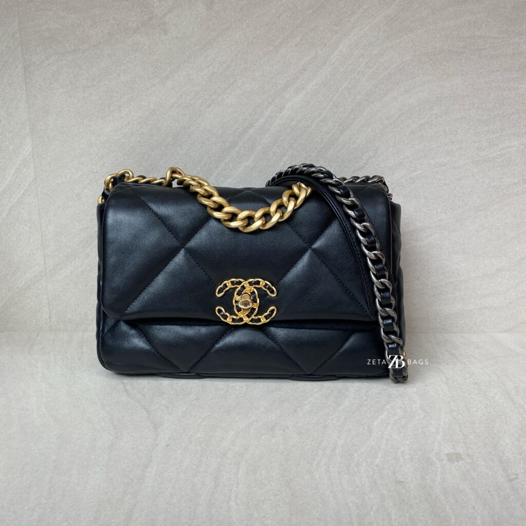 Chanel C19 Small Lambskin Black