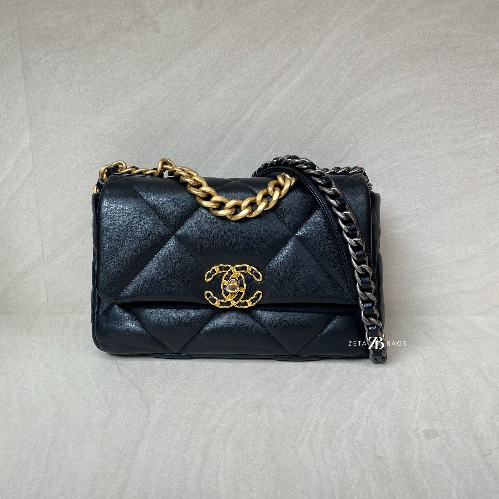 Chanel C19 Small Lambskin Black