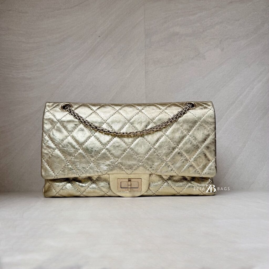 Chanel 2.25 Reissue Flap 22 Metalic Gold LGHW