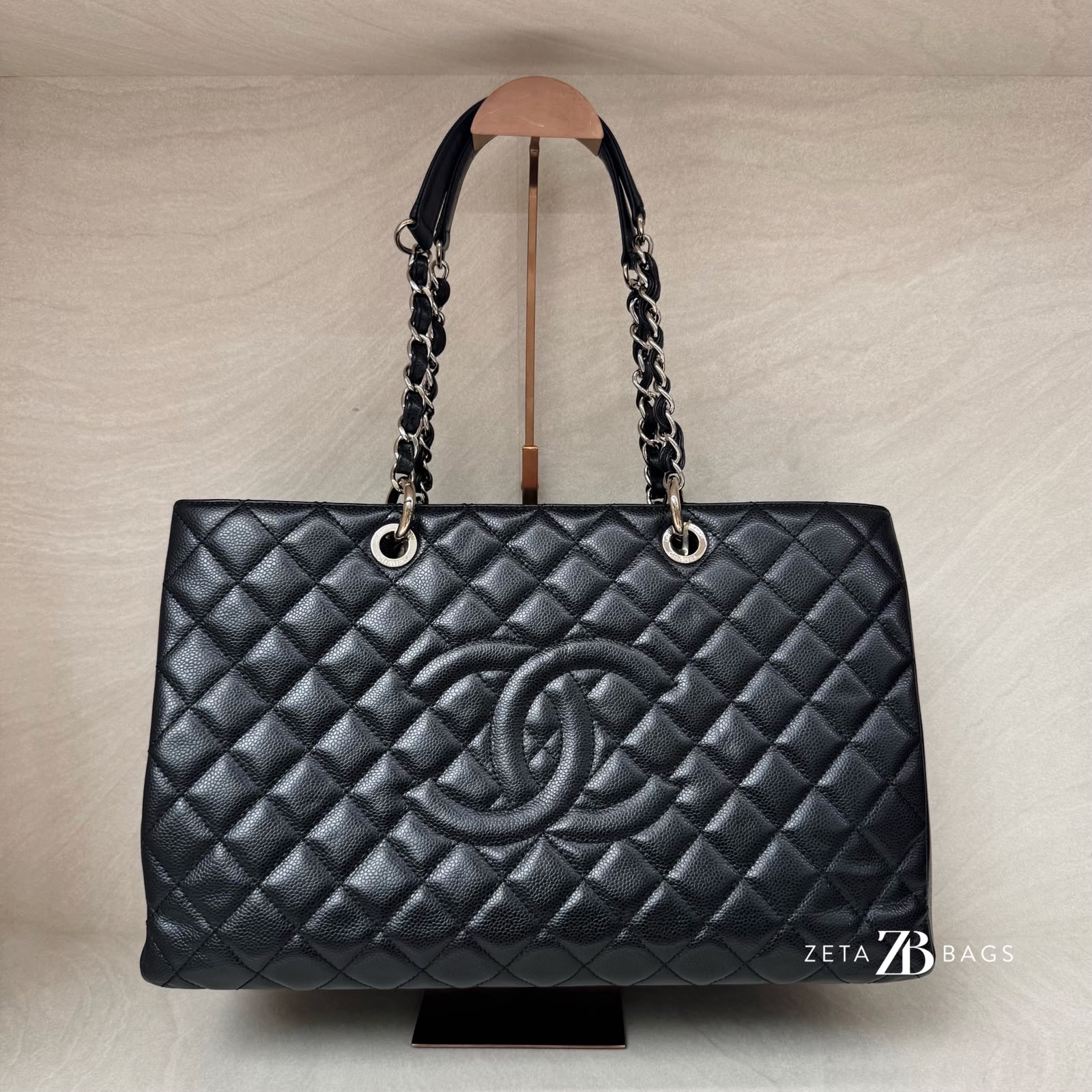 Chanel GST XL Caviar Black SHW