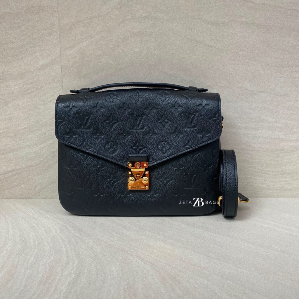 Louis Vuitton Metis MM Monogram Empreinte Noir GHW