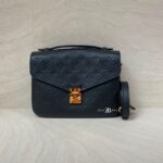 Louis Vuitton Metis MM Monogram Empreinte Noir GHW