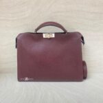 Fendi Peekaboo Iseeu Grained Burgundy SHW