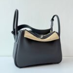 Hermes Lindy Ardoise Verso Gris Pantin Palladium Hardware