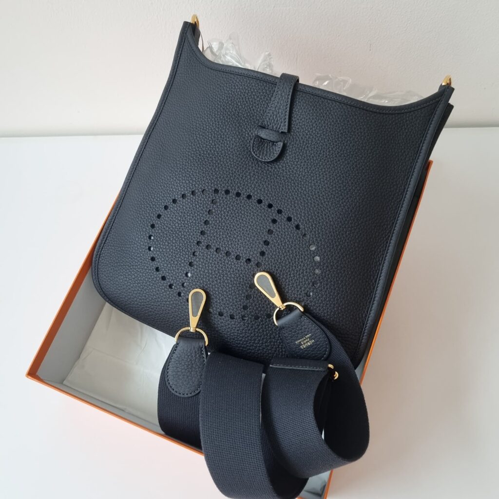 Hermes Eveleyne PM Caban Clemence Gold Hardware