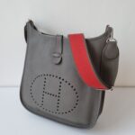 Hermes Evelyne 33 Etain Clemence Palladium Hardware