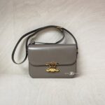 Celine Classique Triomphe Shiny Calfskin Grey GHW