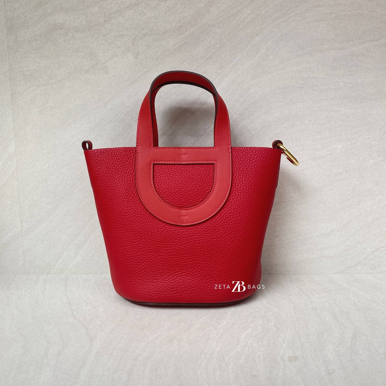 Hermes In The Loop 18 Clemence Rouge De Coeur GHW