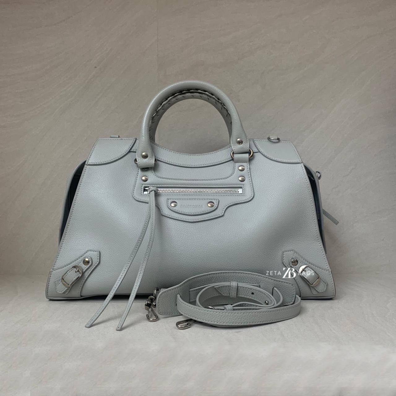 Balenciaga Neo Classic City Light Grey SHW