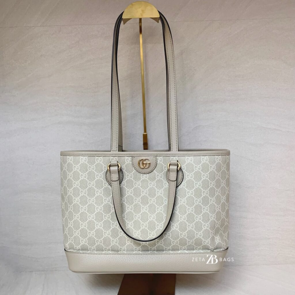 Gucci Ophidia Tote Bag GG Supreme Beige GHW