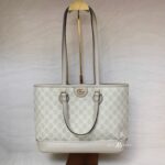 Gucci Ophidia Tote Bag GG Supreme Beige GHW