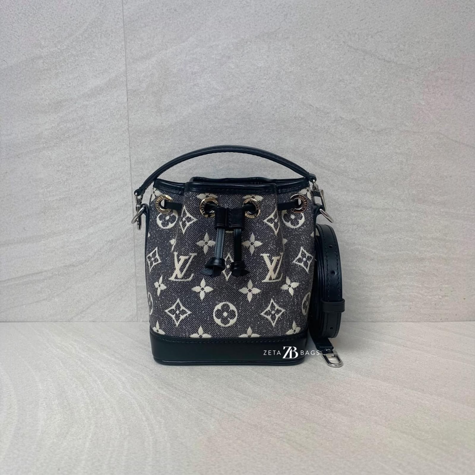 Louis Vuitton Nano Noe Bucket Monogram Black SHW