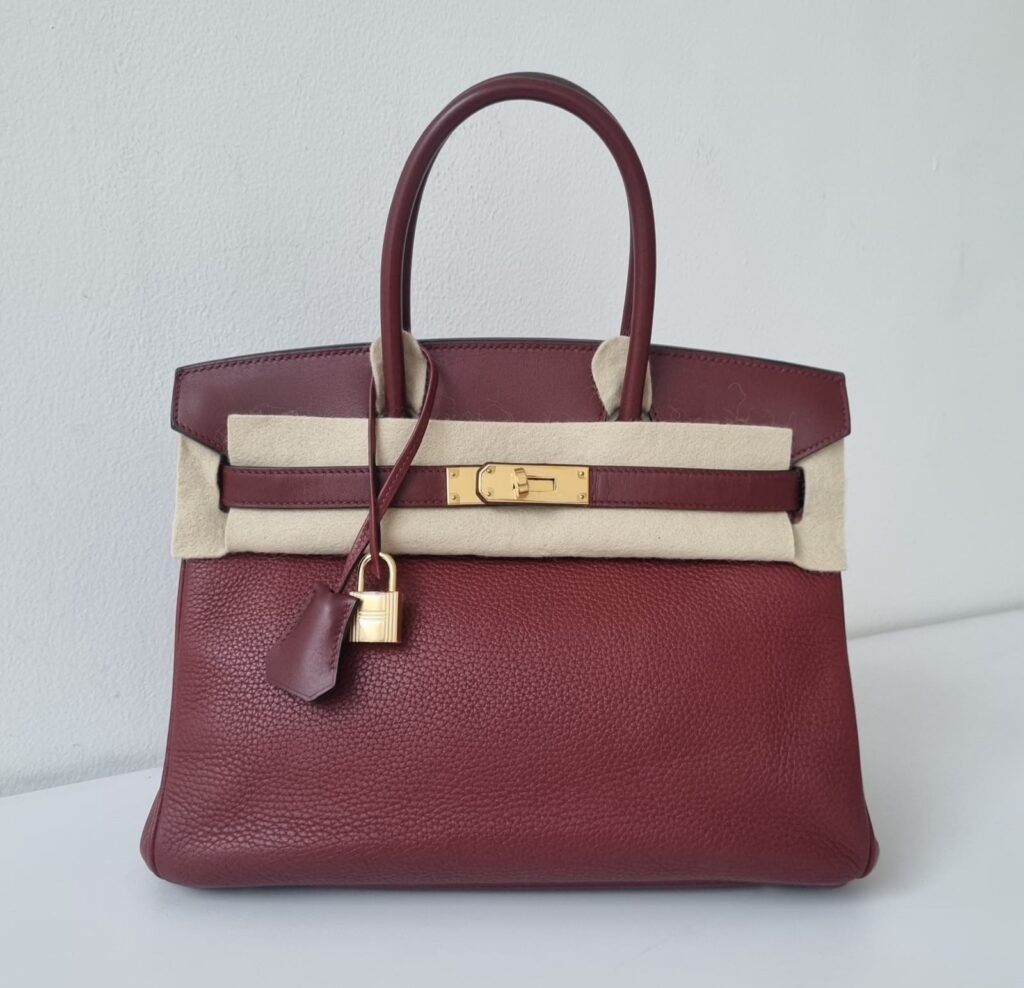 Hermes Birkin 30 Rouge H Touch Togo/Box Gold Hardware