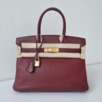 Hermes Birkin 30 Rouge H Touch Togo/Box Gold Hardware