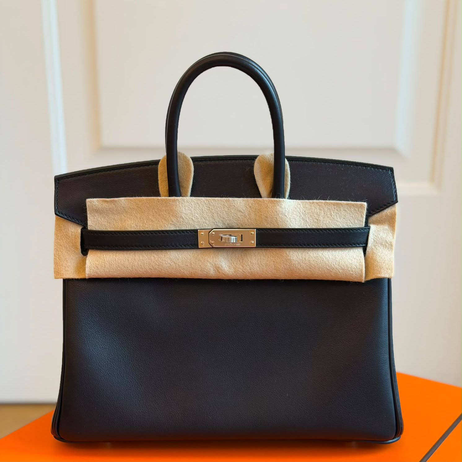 Hermes Birkin 25 Volupto Black Palladium Hardware