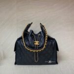 Chanel C25 Medium Caviar Black GHW