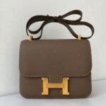 Hermes Constance 24 Etoupe Epsom Gold Hardware