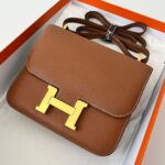 Hermes Constance 18 Gold Evercolor Gold Hardware