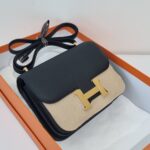 Hermes Constance 18-1 Black Epsom Gold Hardware