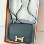 Hermes Constance 18-1 Mirror Gris Misty Epsom Permeabrass Hardware