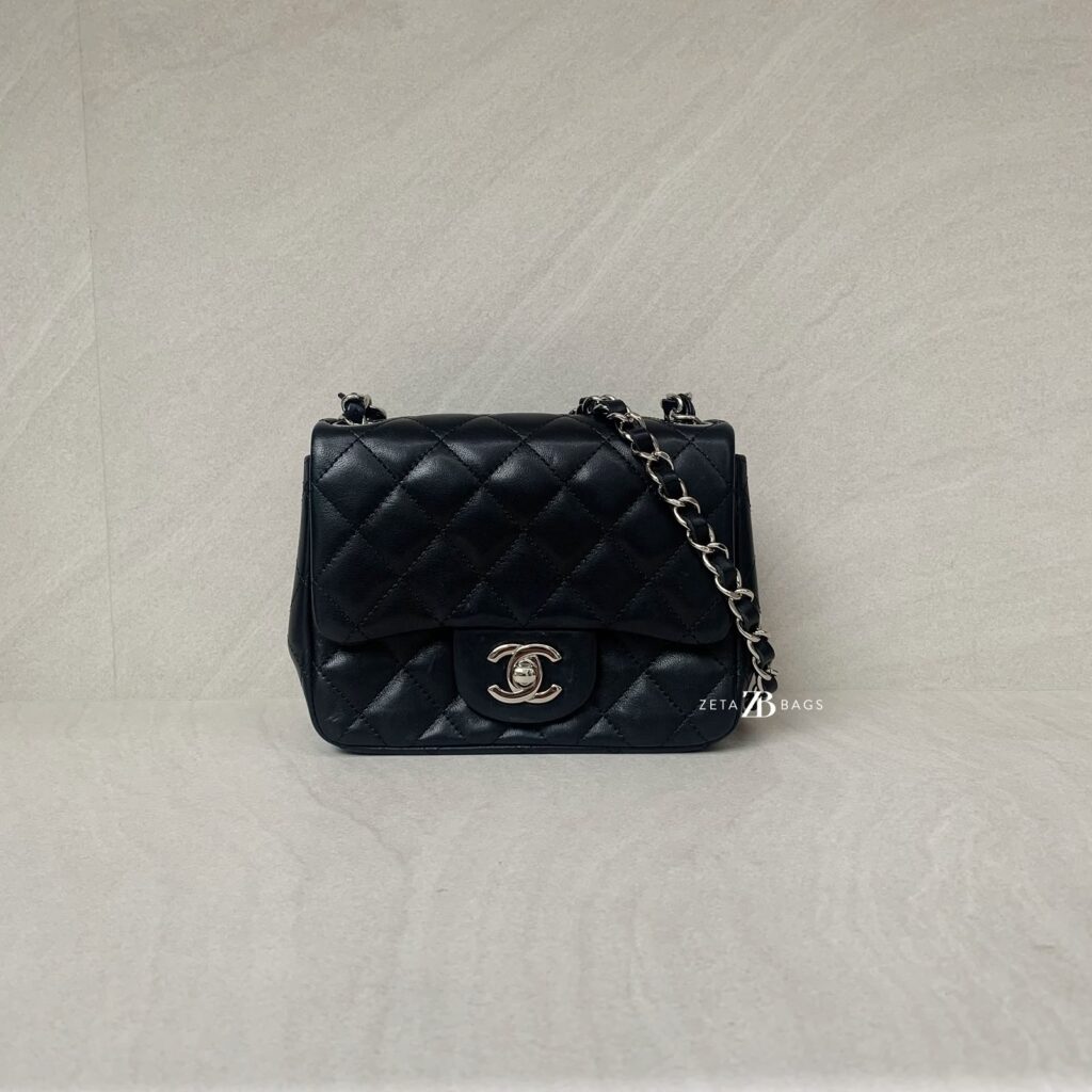 Chanel Mini Classic Flap Lambskin Black SHW