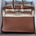 Hermes Birkin 25 Gold Togo Palladium Hardware