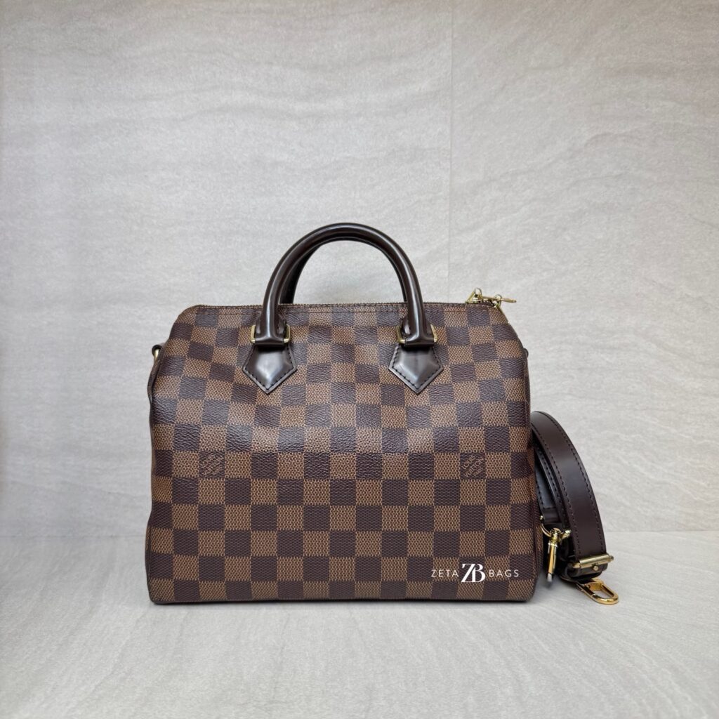 Louis Vuitton Speedy Bandou 25 Damier Ebene GHW