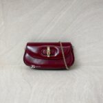 Gucci Mini Bamboo Dark Red Maroon