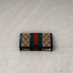 Gucci Ophidia Long Wallet GG Canvas Black GHW
