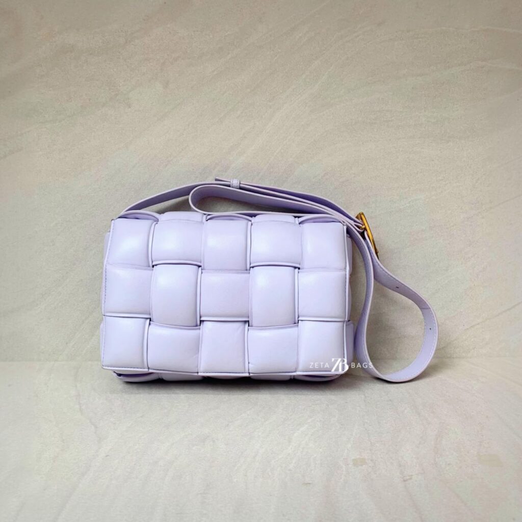 Bottega Veneta Padded Cassette Lilac GHW