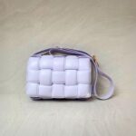 Bottega Veneta Padded Cassette Lilac GHW