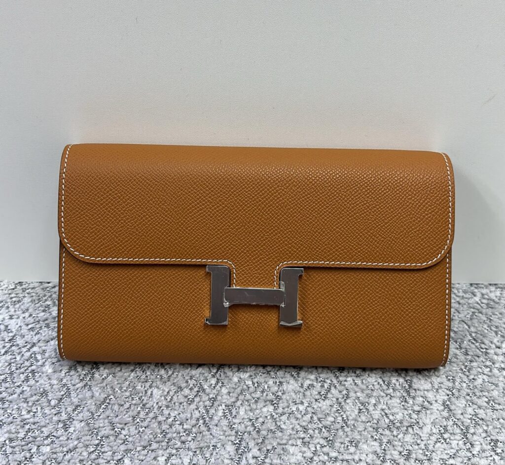 Hermes Constance To Go Toffe Epsom palladium Hardware