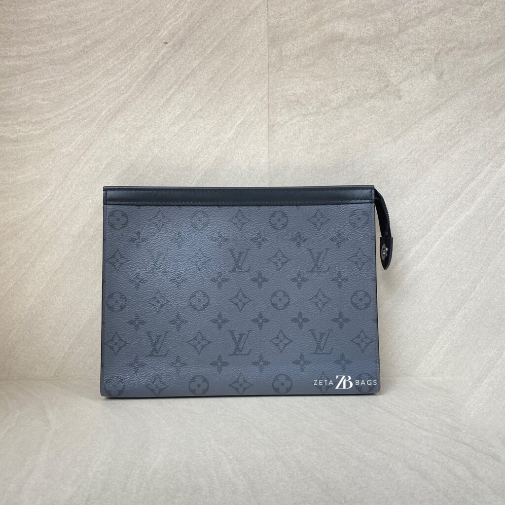 Louis Vuitton Pochette Voyage MM Monogram Eclipse SHW