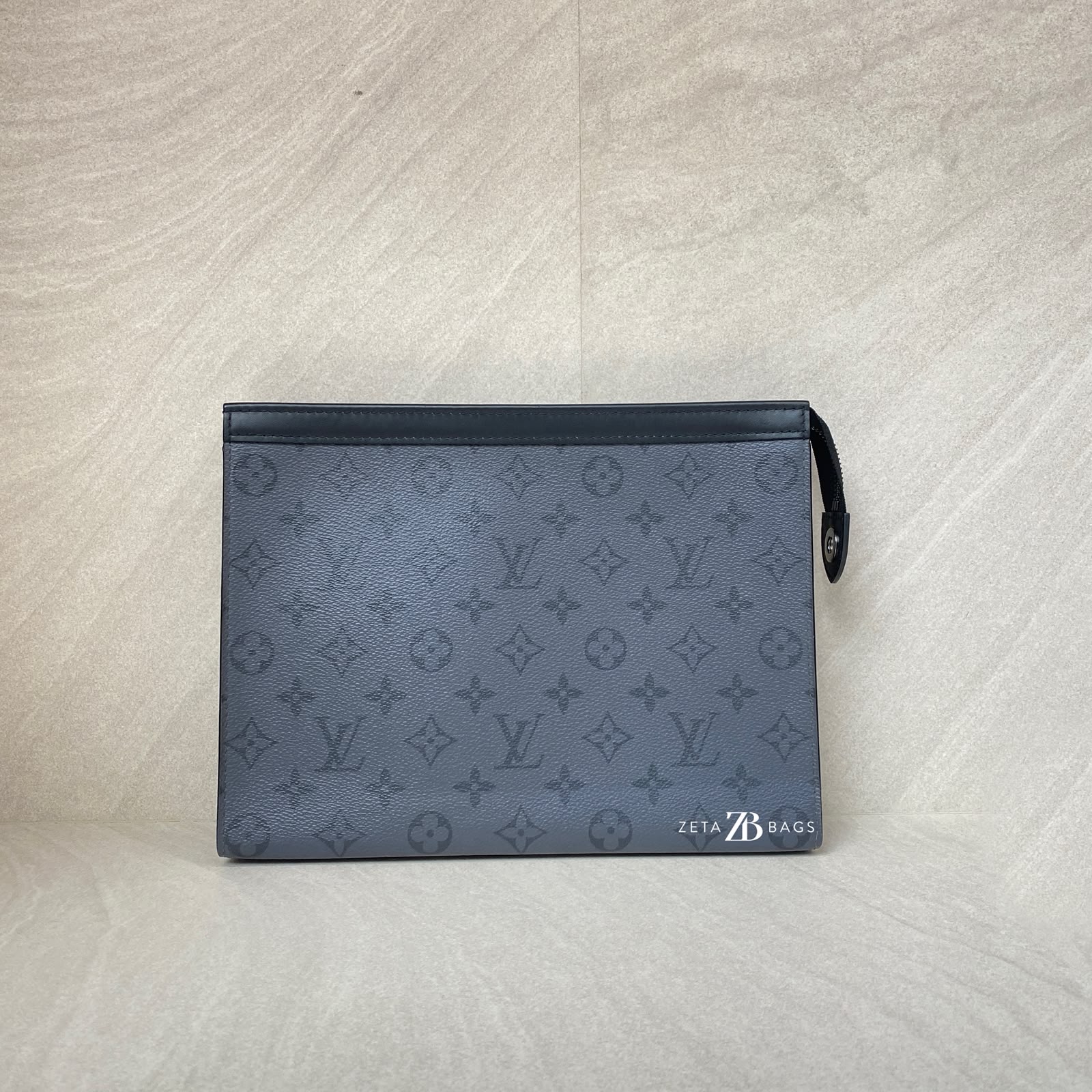 Louis Vuitton Pochette Voyage MM Monogram Eclipse SHW