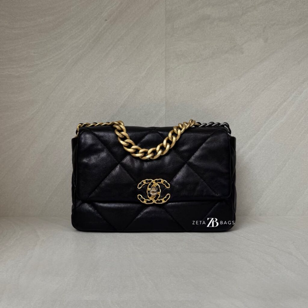 Chanel C19 Small Lambskin Black