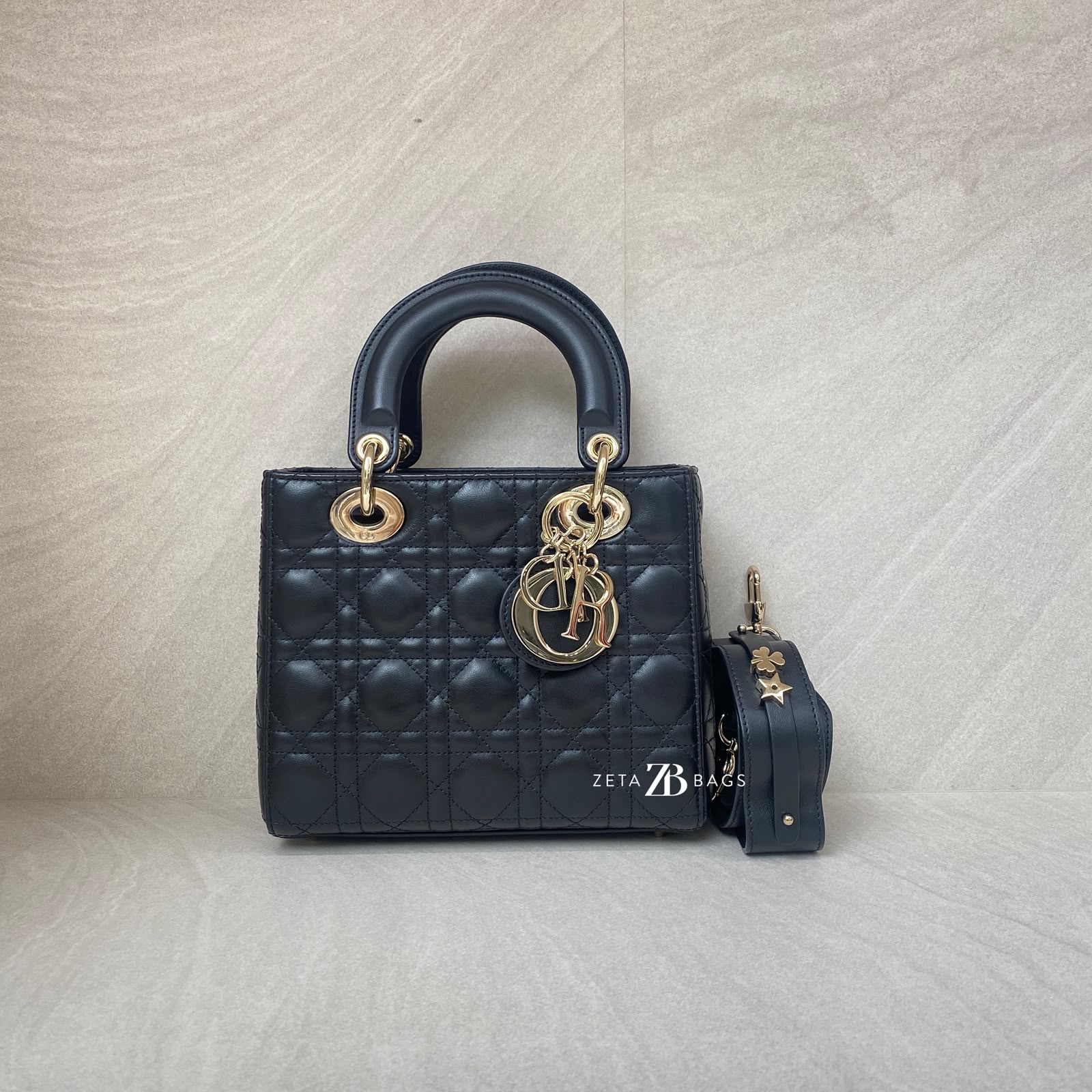 Dior Lady Dior Small Black GHW