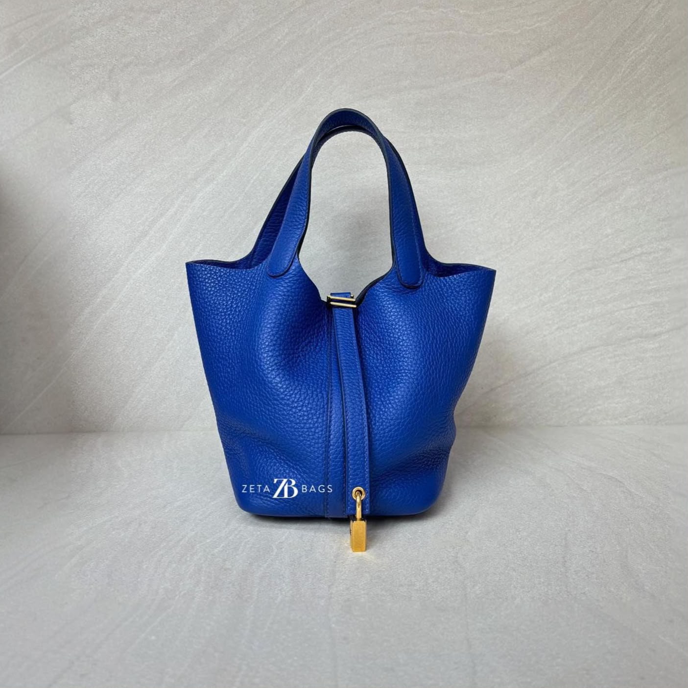 Picotin 18 Clemence Bleu Royal GHW