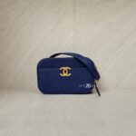 Chanel Chic Affianty Belt Bag Caviar Blue GHW