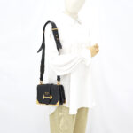 Prada Cahier City Calf Saffiano Nero