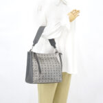 MCM Medium Hobo Metallic Visetos Silver SHW