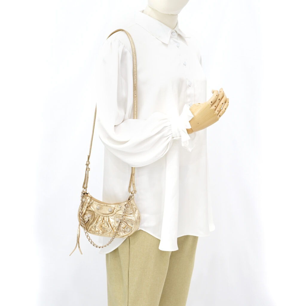 Balenciaga Agneau Embellishment Gold GHW