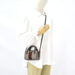 Gucci Ophidia Super Mini Boston GG Supreme GHW